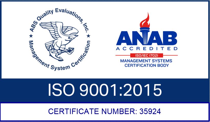 ISO 9001 accreditation